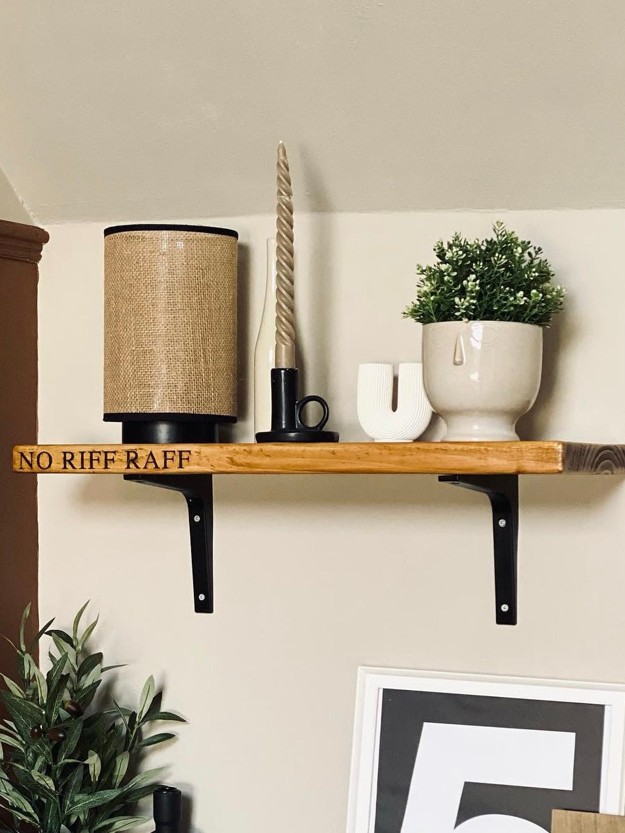 Personalised Wooden Shelf