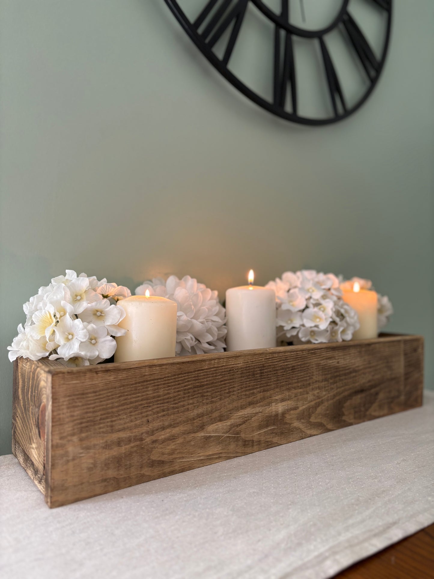 Wooden Centrepiece Box