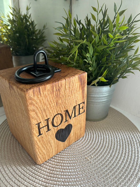 Mini Oak Doorstop