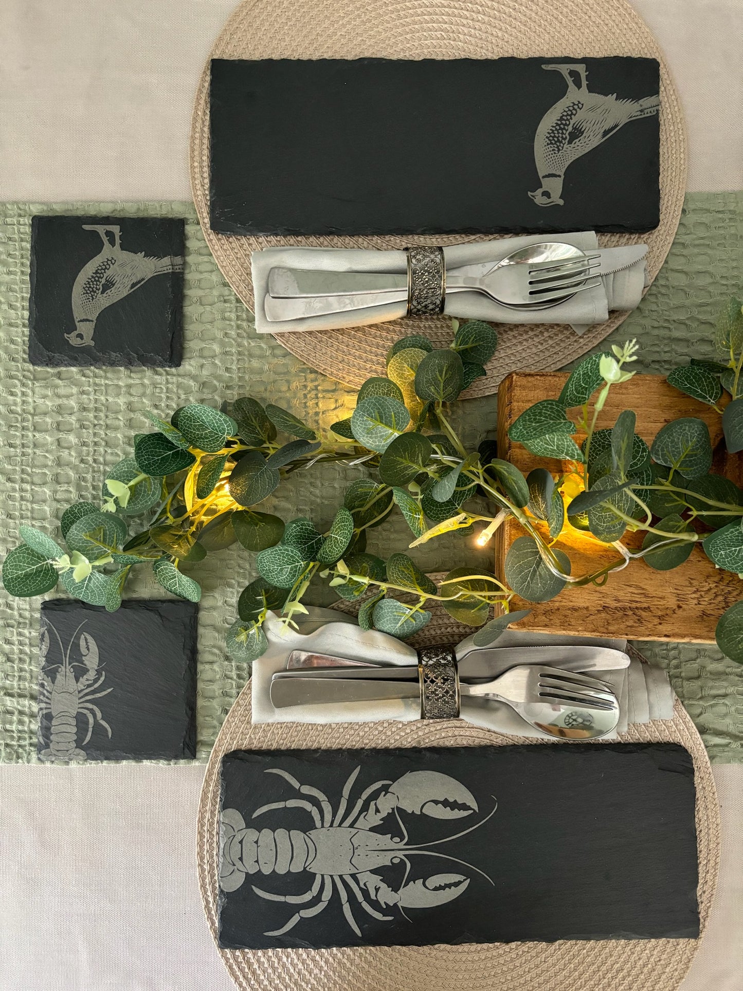 Animal Mini Slate Serving Board