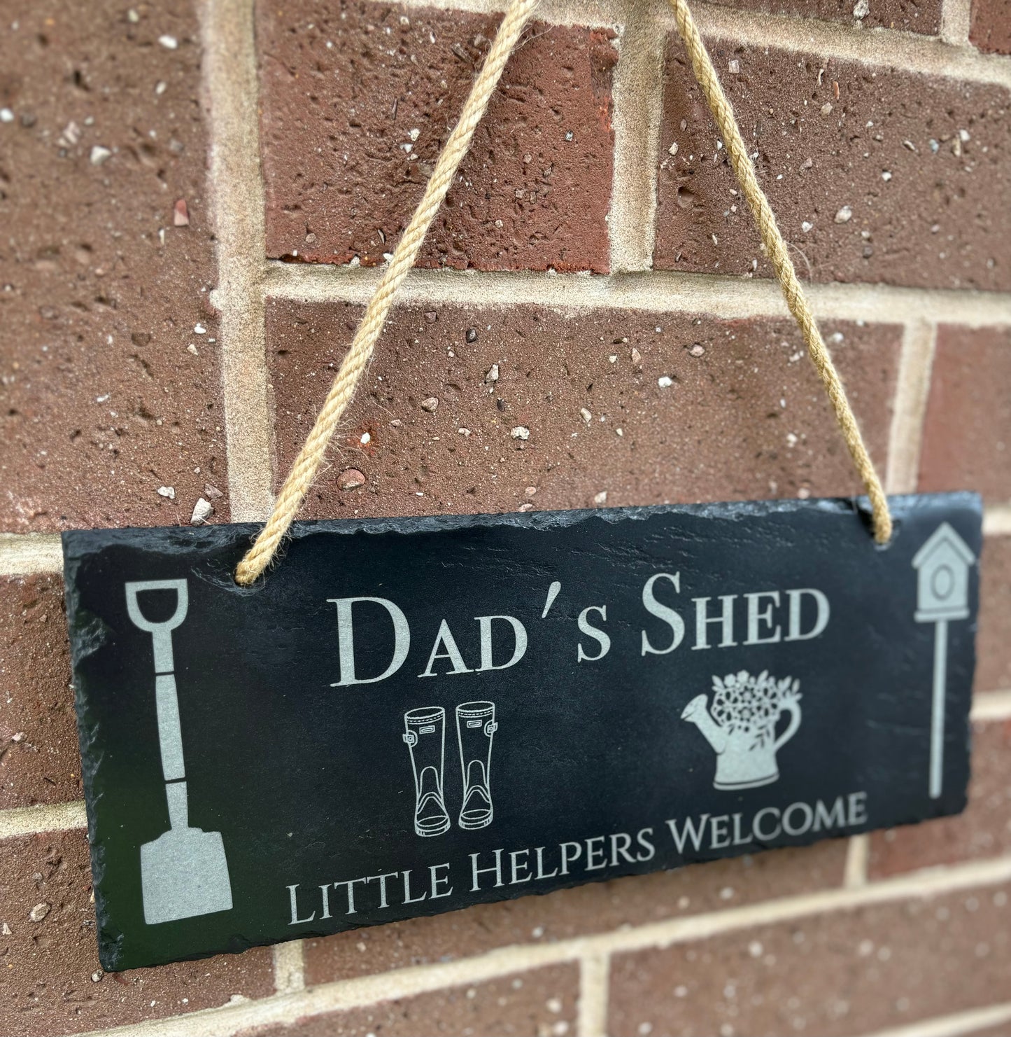 Personalised Slate Shed Sign