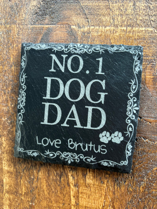 Dog Mum & Dad Coaster