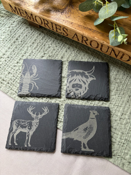 Animal Slate Coaster