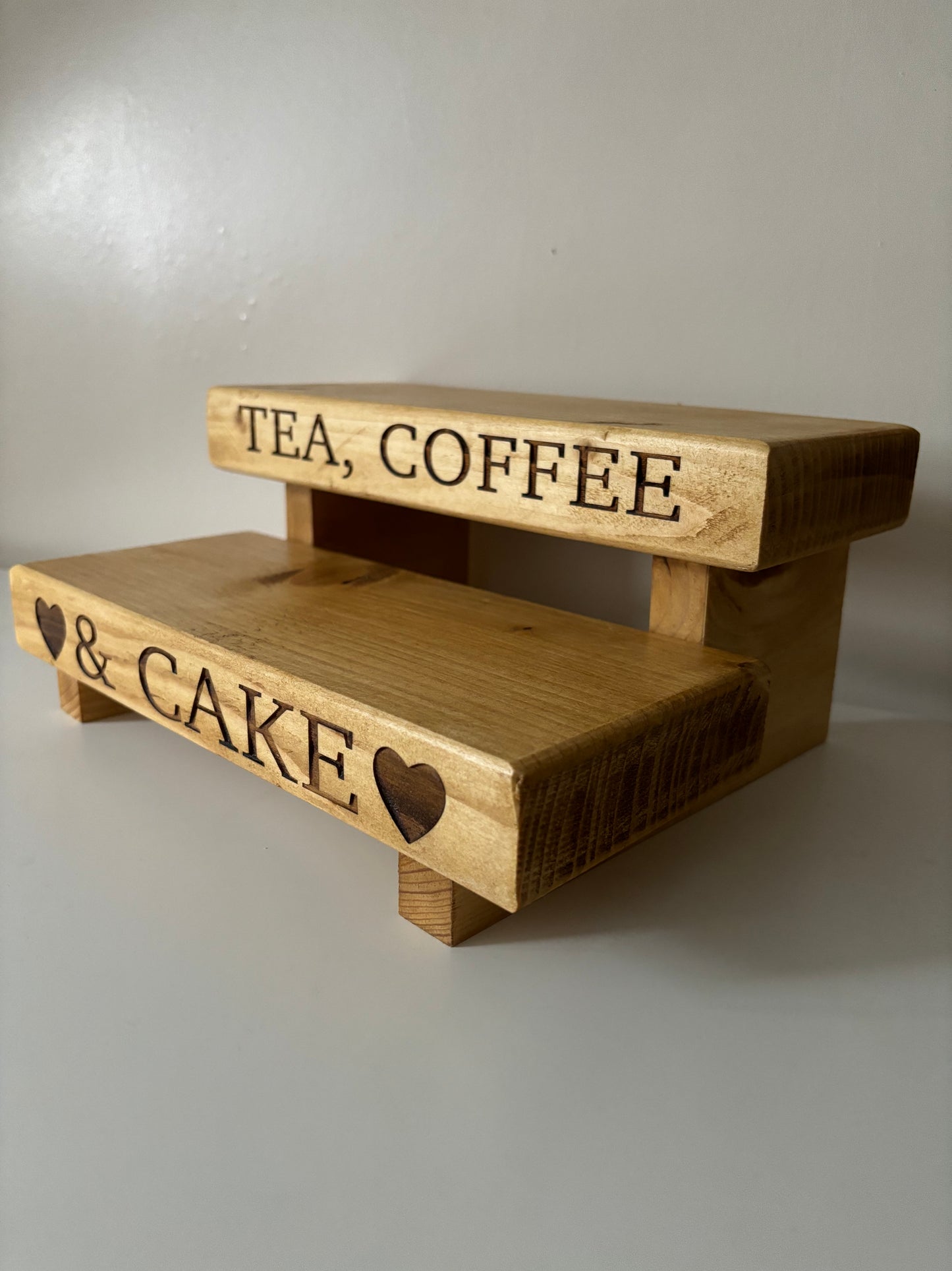 Engraved Tier Display Shelf