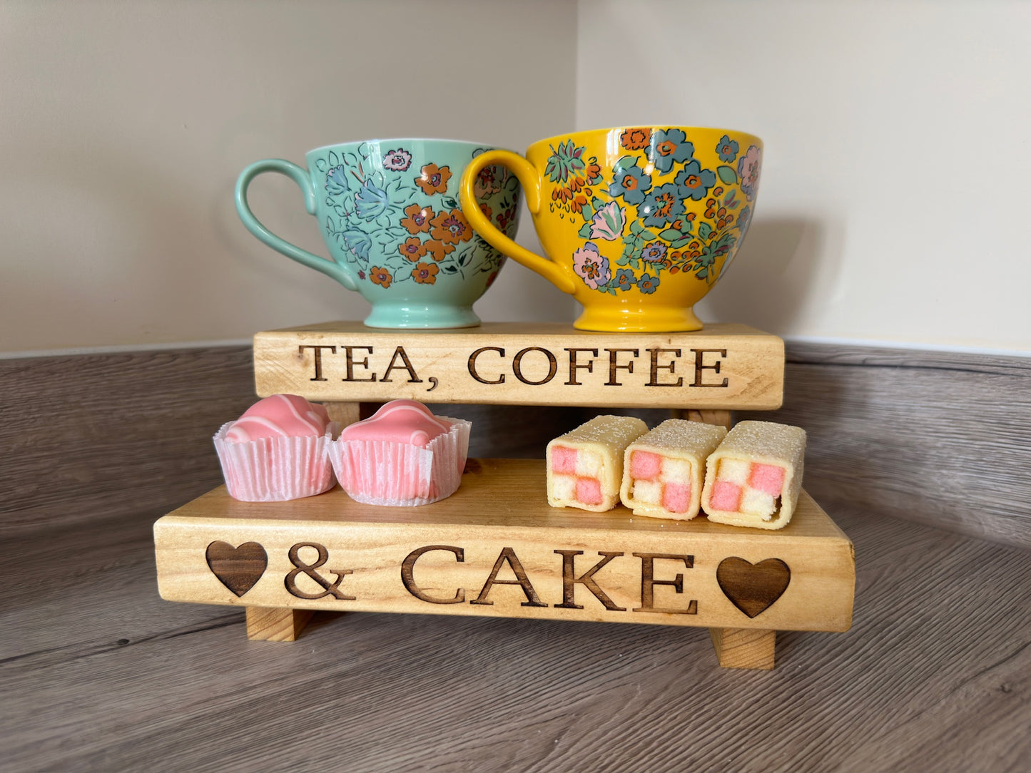 Engraved Tier Display Shelf