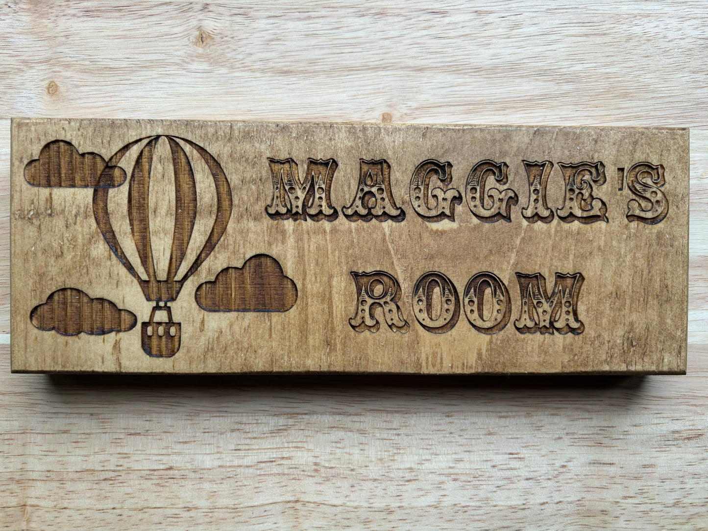 Engraved Bedroom Door Sign