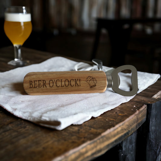 Personalised Wooden Bottle Opener