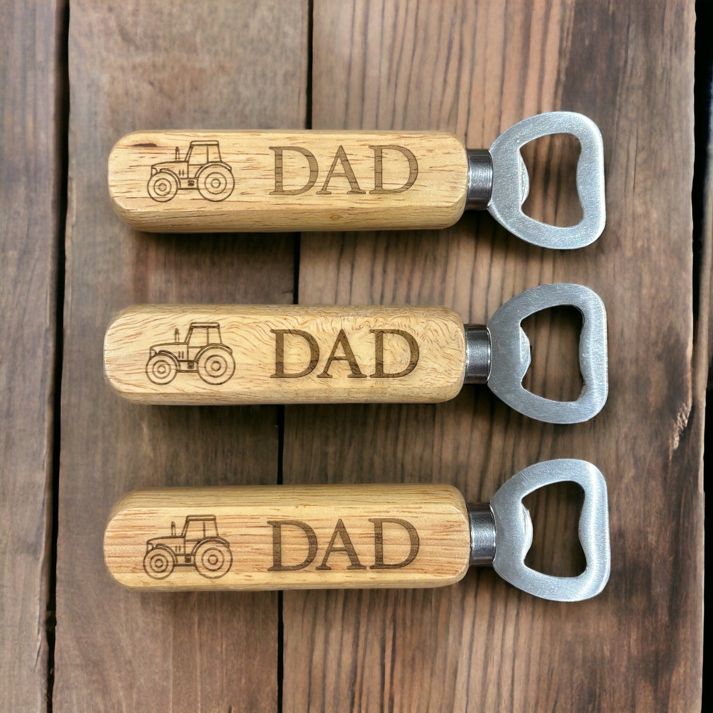 Wooden Father's Day Bottle Opener