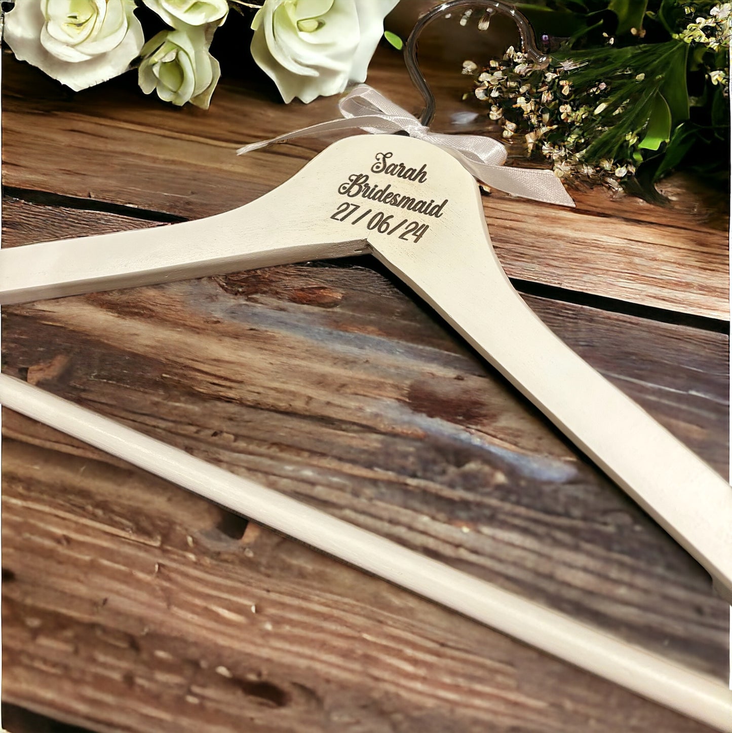 Personalised Wedding Coat Hangers