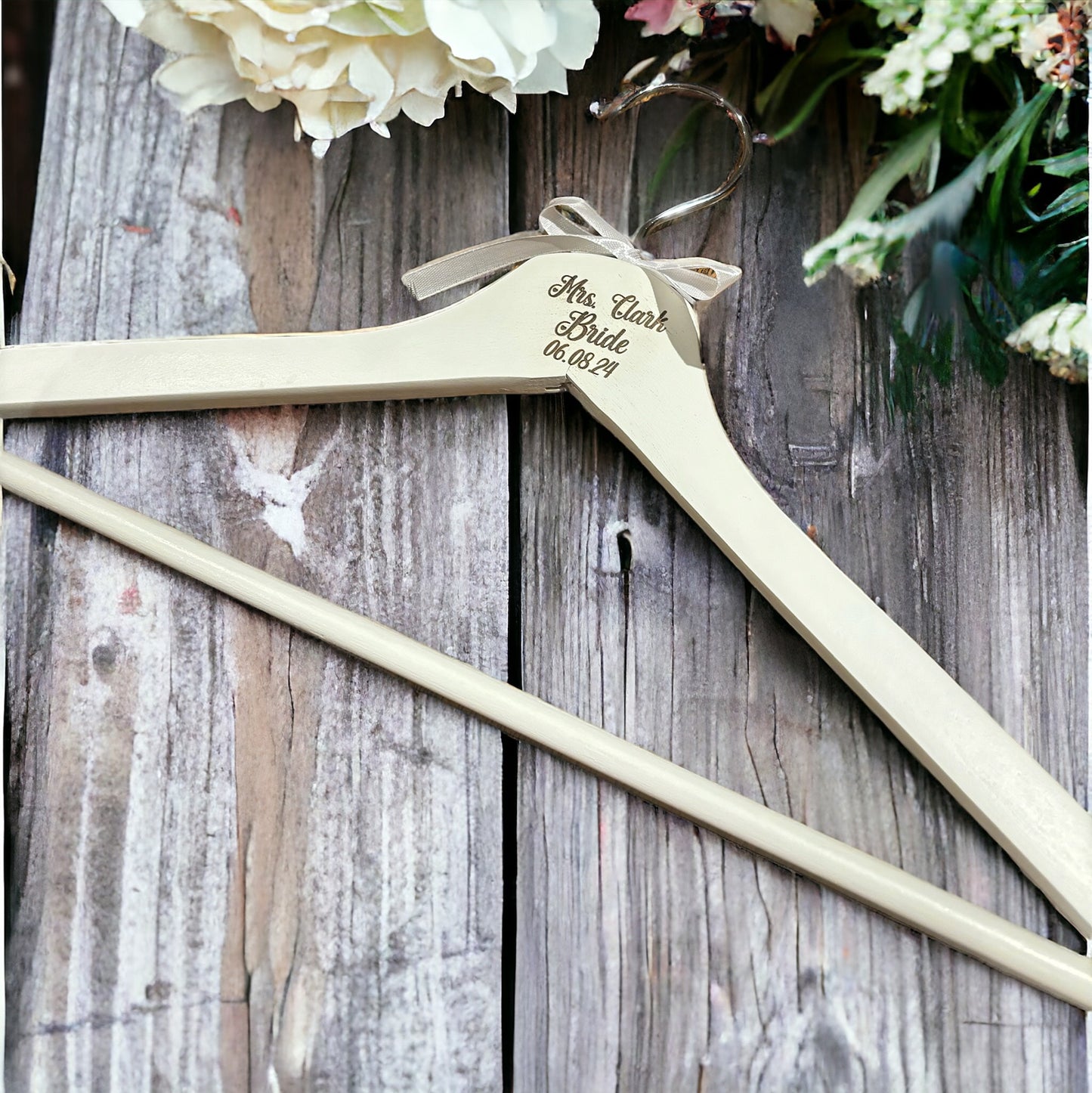 Personalised Wedding Coat Hangers