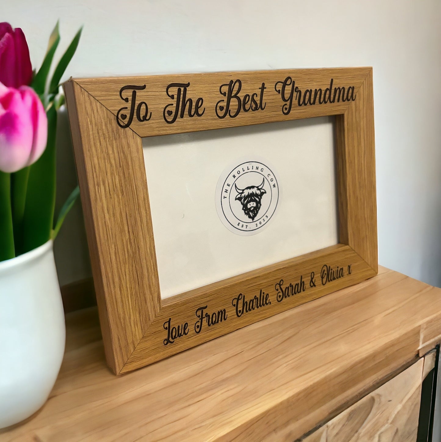 Mother's Day Personalised Photo Frame For Grandma