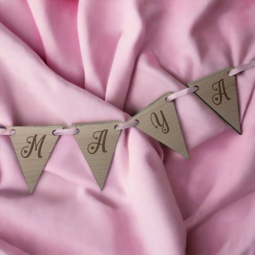 Wooden Bunting