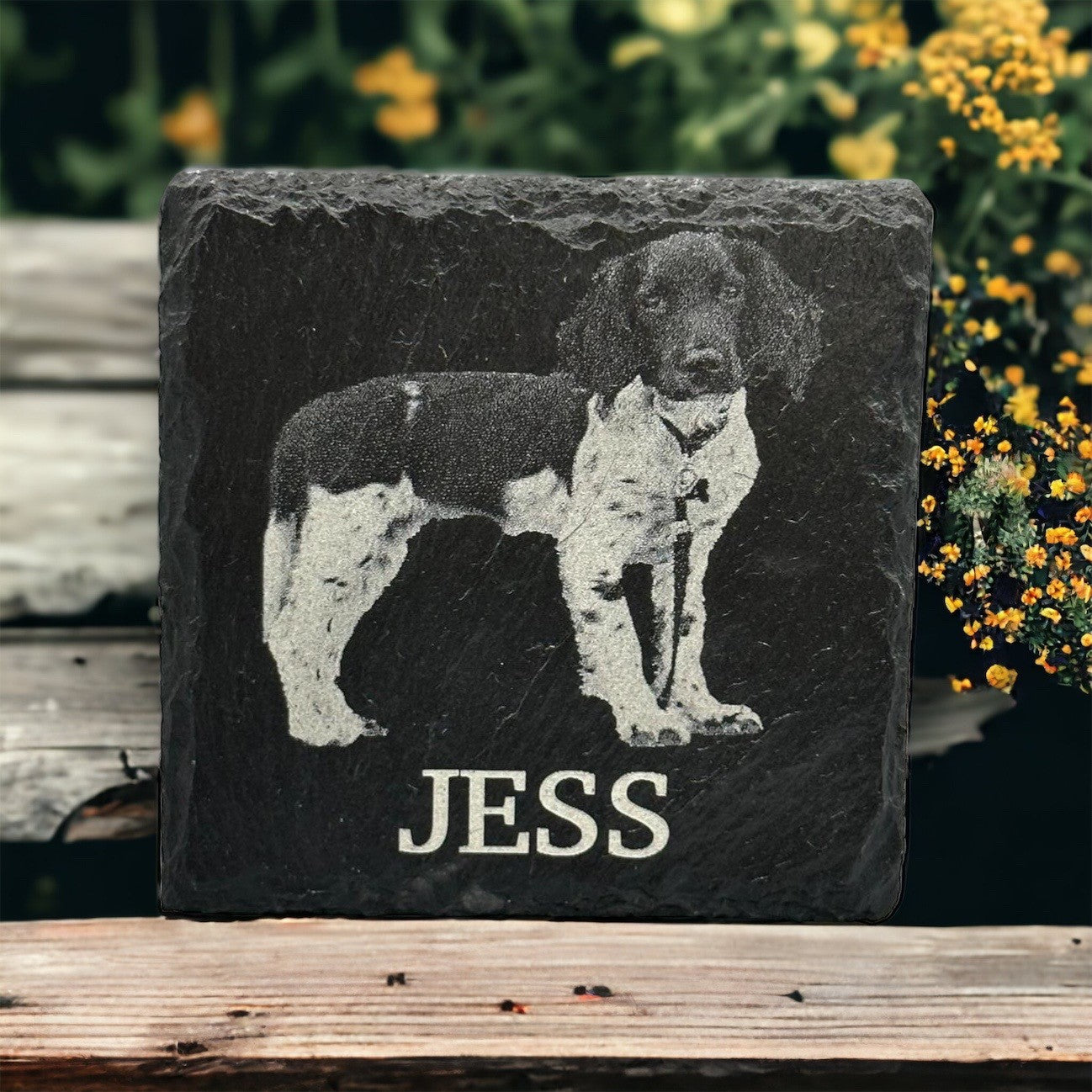 Slate Dog Coaster