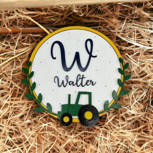 Personalised Wall Art Farm Theme